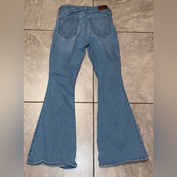 Hollister Light Blue Flare Jeans - Picture 2 of 5